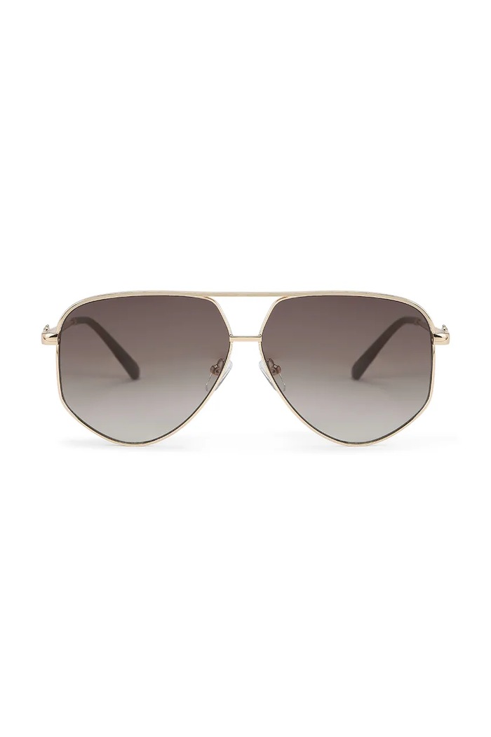Kurt Geiger London Okulary przeciwsłoneczne pilotki damskie SHOREDITCH złoty 5895261999