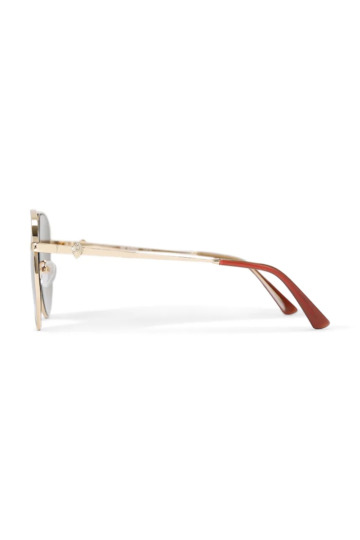 Kurt Geiger London Okulary przeciwsłoneczne pilotki damskie SHOREDITCH 5895261999 złoty AW26