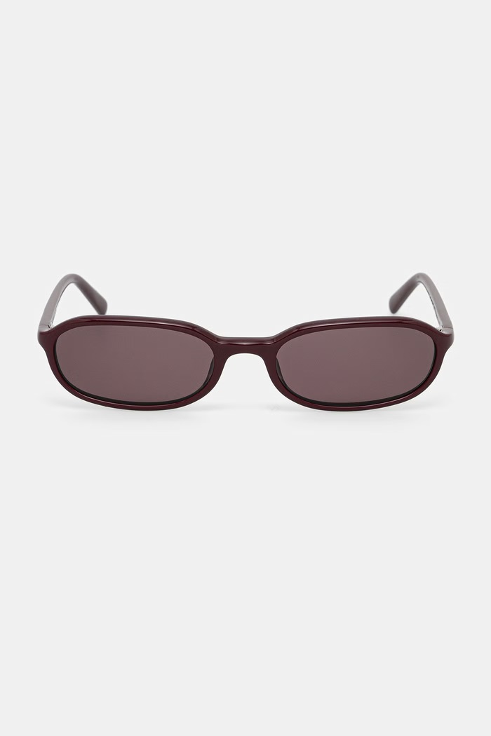 Rotate okulary przeciwsłoneczne damskie 1169743117 bordowy AW26