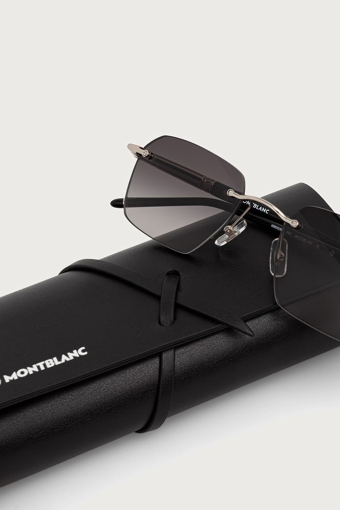 Okulary przeciwsłoneczne męskie Montblanc MB0526S czarny