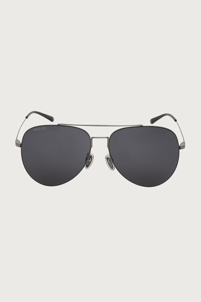Gucci Okulary przeciwsłoneczne męskie GG2255S szary AW26