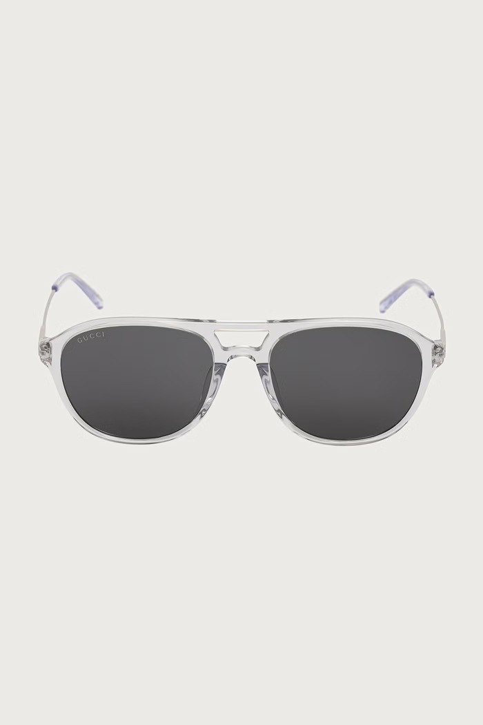 Gucci Okulary przeciwsłoneczne męskie GG2254SK transparentny AW26
