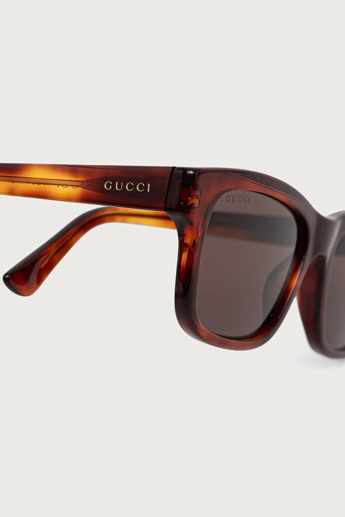 Akcesoria Gucci Okulary przeciwsłoneczne męskie GG2243S brązowy