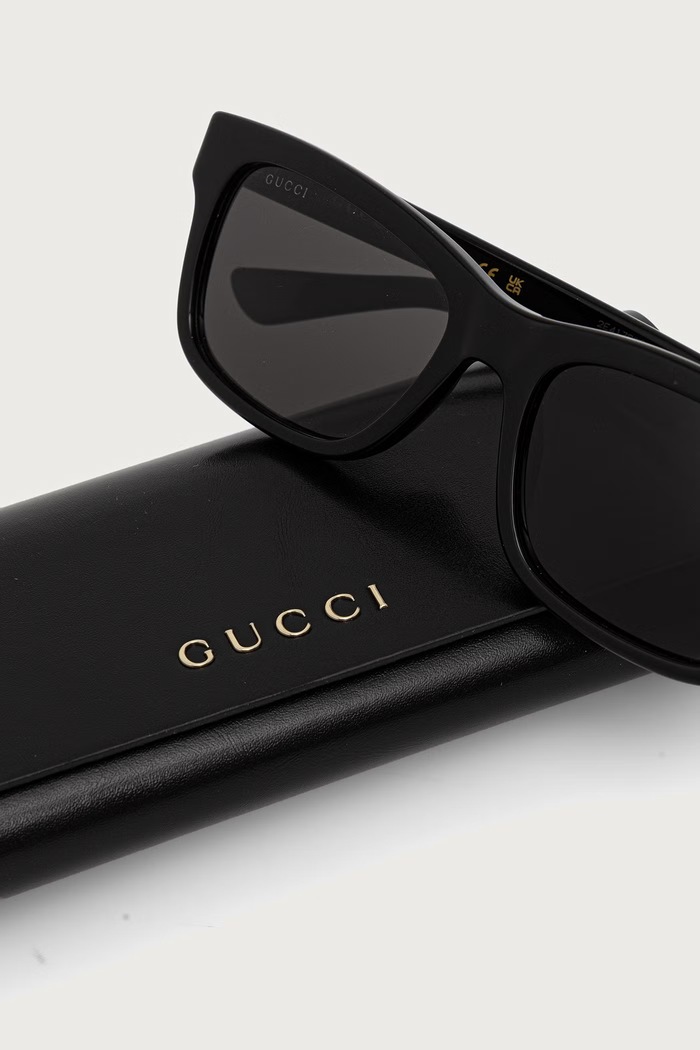 Okulary przeciwsłoneczne męskie Gucci GG2243S czarny