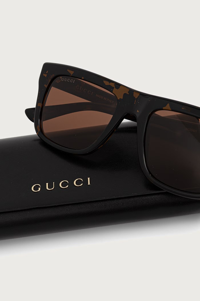 Okulary przeciwsłoneczne męskie Gucci GG2242S brązowy