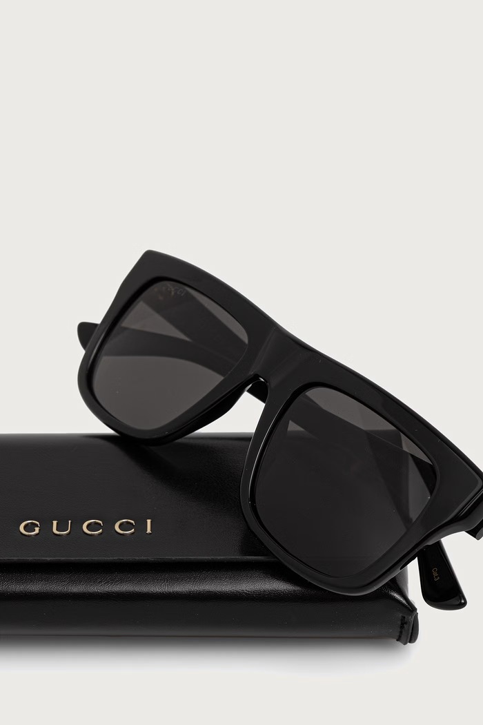 Okulary przeciwsłoneczne męskie Gucci GG2242S czarny