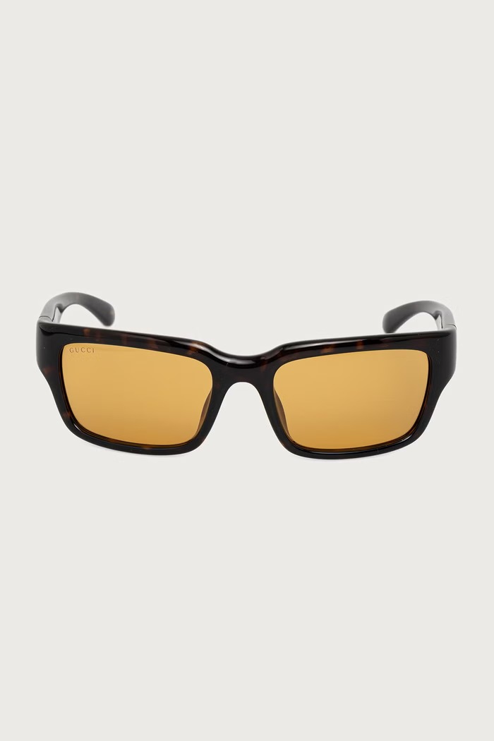 Gucci Okulary przeciwsłoneczne męskie GG2240S brązowy AW26