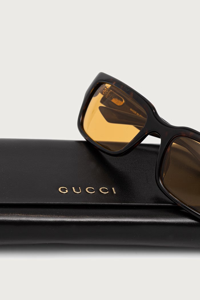 Okulary przeciwsłoneczne męskie Gucci GG2240S brązowy