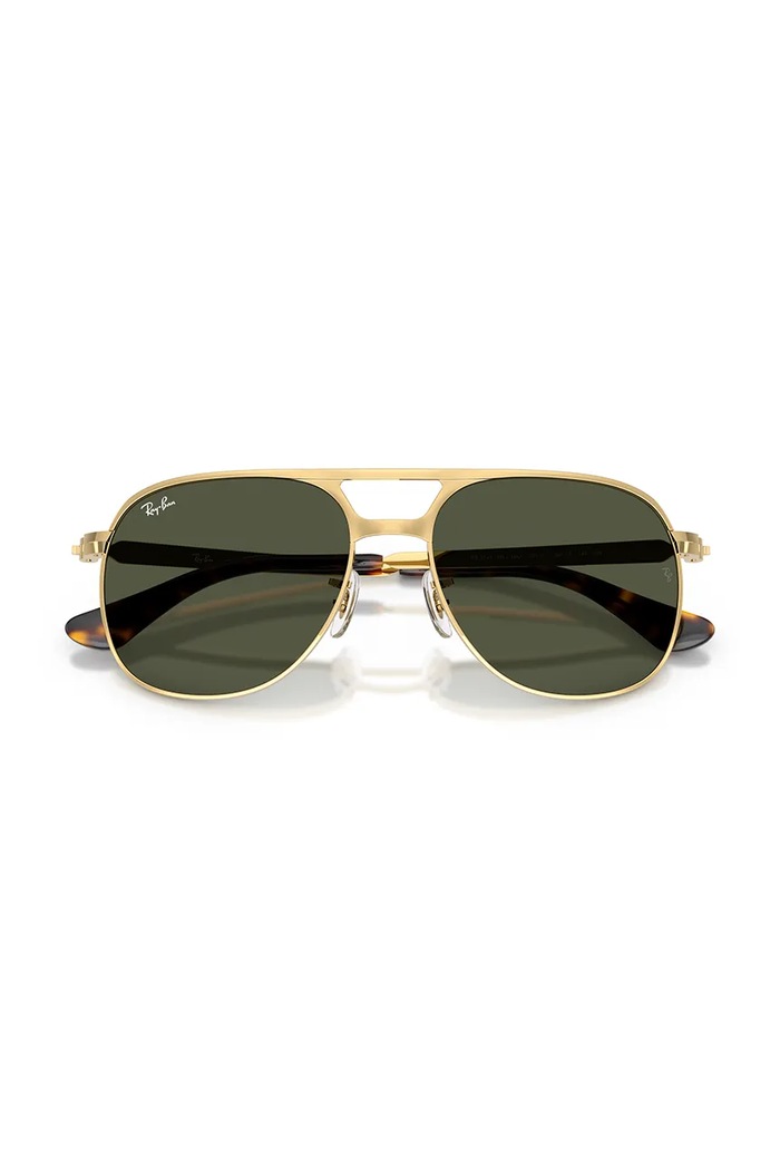 Okulary przeciwsłoneczne pilotki BILL MAX Ray-Ban złoty 0RB3793