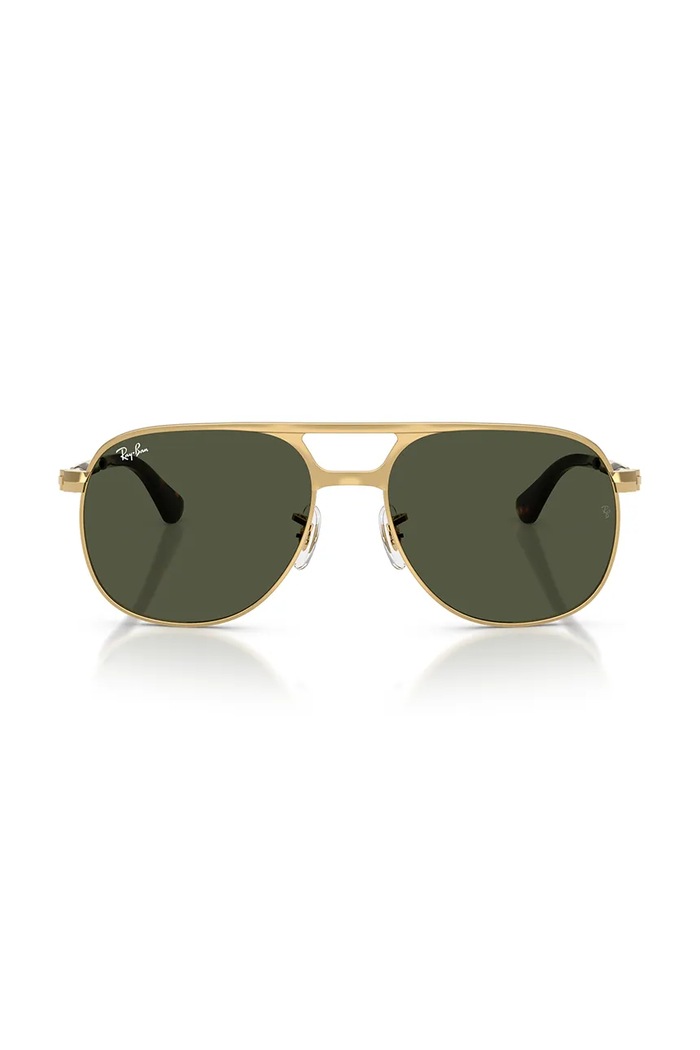 Ray-Ban Okulary przeciwsłoneczne pilotki BILL MAX 0RB3793 złoty AW26