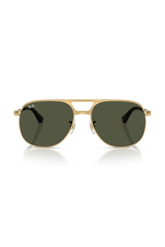 Ray-Ban Okulary przeciwsłoneczne pilotki BILL MAX 0RB3793 złoty AW26