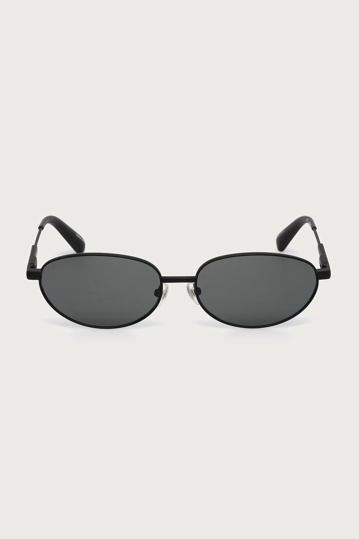 LINDA FARROW ALBA okulary przeciwsłoneczne JAC120C5SUN czarny AW26