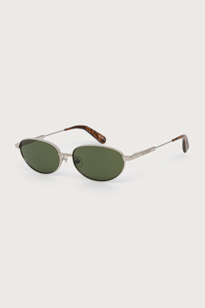Jacquemus ALBA okulary przeciwsłoneczne srebrny JAC120C2SUN