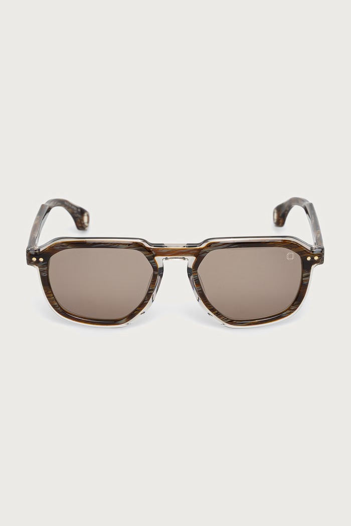 Blake Kuwahara Okulary przeciwsłoneczne Thayer brązowy AW26
