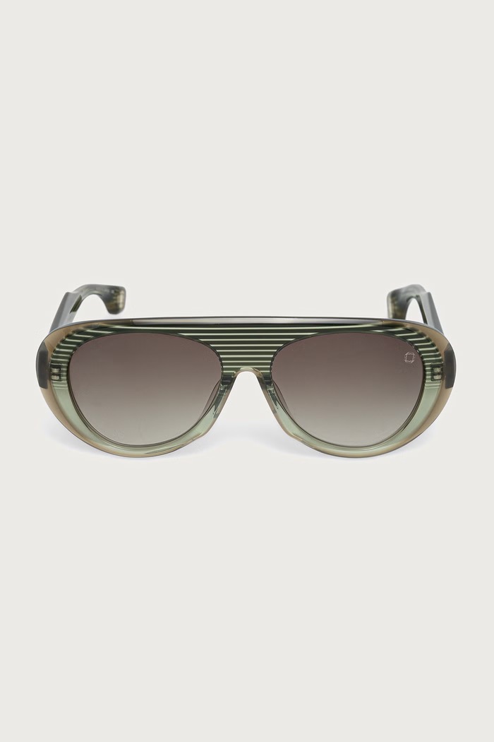 Blake Kuwahara Okulary przeciwsłoneczne Durrell zielony AW26