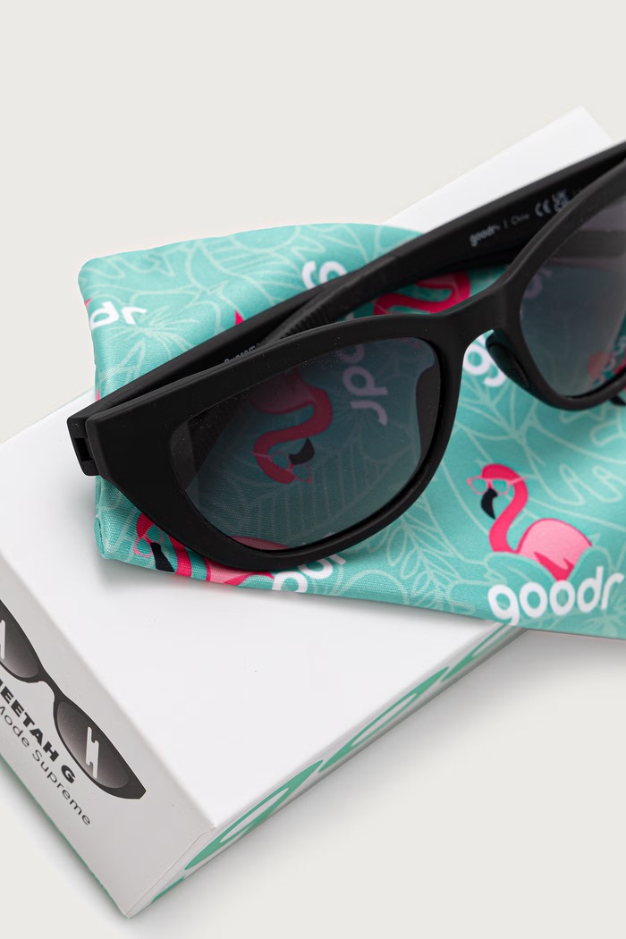 Akcesoria goodr Okulary przeciwsłoneczne kocie oczy Cheetah GO.606953 czarny