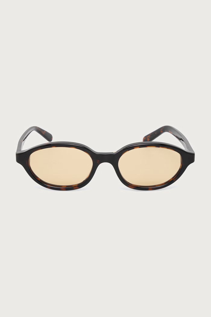 MM6 Maison Margiela Okulary przeciwsłoneczne Lunettes 2 6U2 brązowy AW26