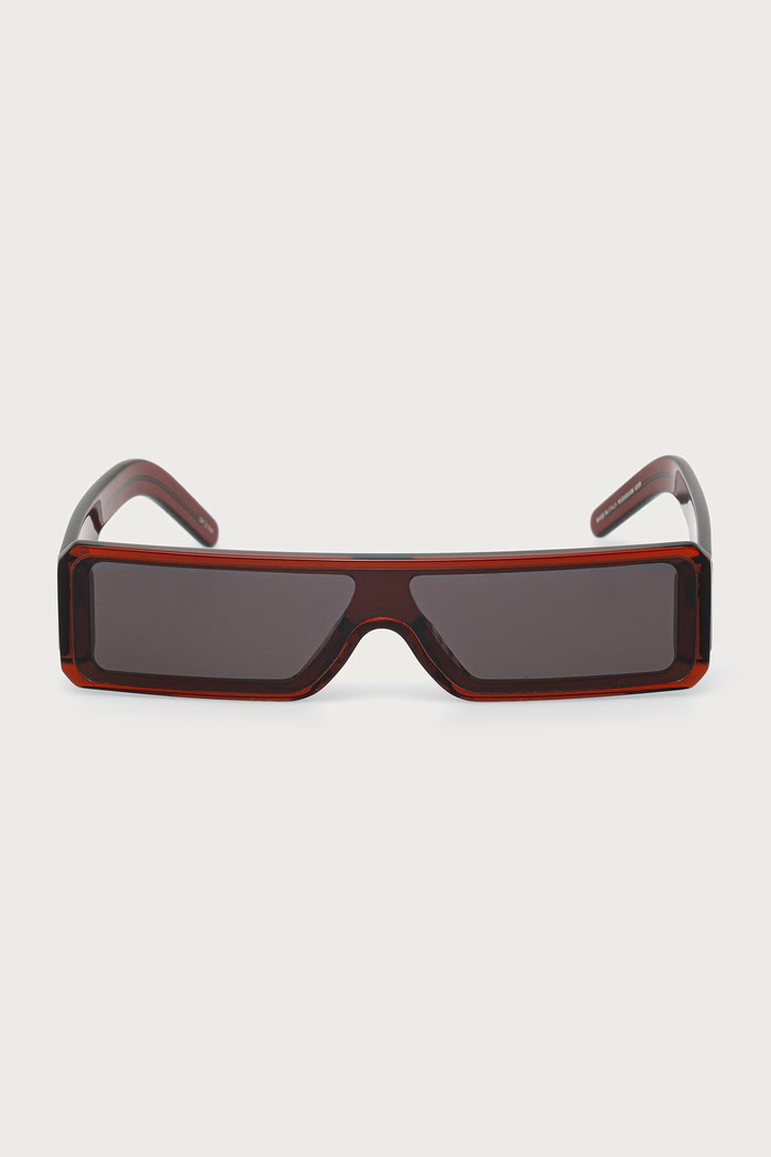 Rick Owens DRKSHDW Gethshades sunčane naočale RG0000008.GTSBLB bordo AW26