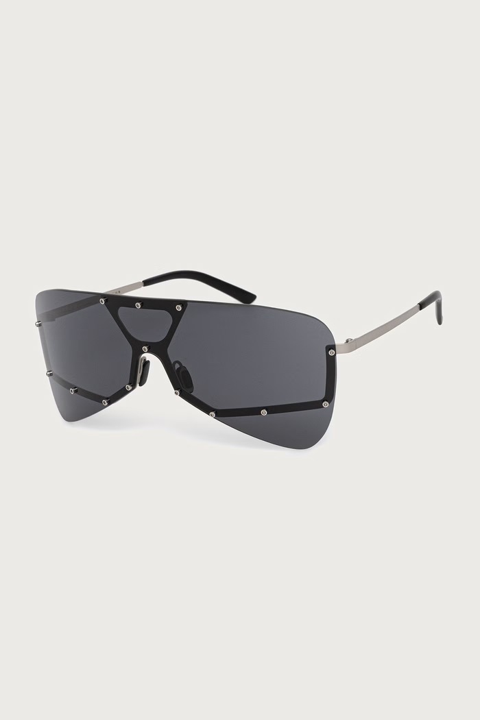 Rick Owens DRKSHDW Tower ochelari de soare gri RG0000018.GSLVBK