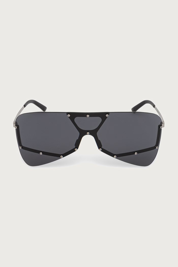 Rick Owens DRKSHDW Tower ochelari de soare RG0000018.GSLVBK gri AW26