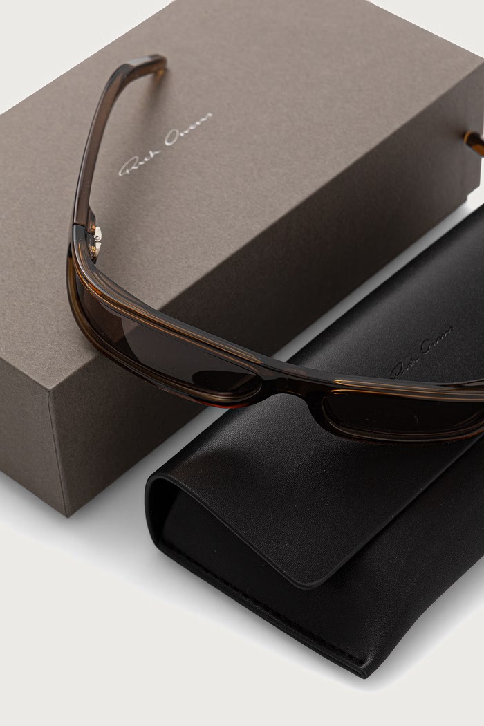 Rick Owens DRKSHDW Fog slnečné okuliare hnedá RG0000009.GTSTOB