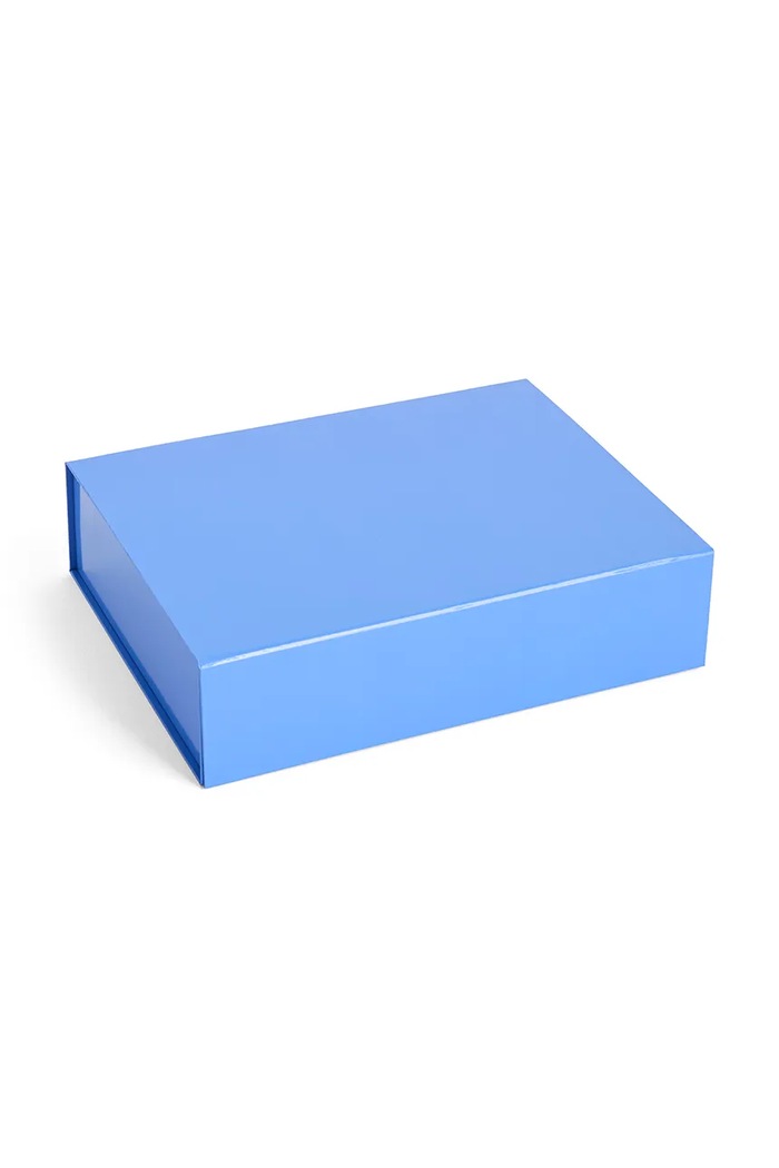 HAY pudełko do przechowywania z tworzywa sztucznego 8,5 x 25,5 x 33 cm niebieski AB350.D697.AI52