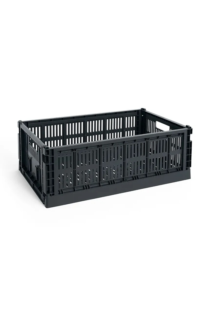 HAY skrzynka do przechowywania z tworzywa sztucznego Crate L czarny AB634.A603.AC37