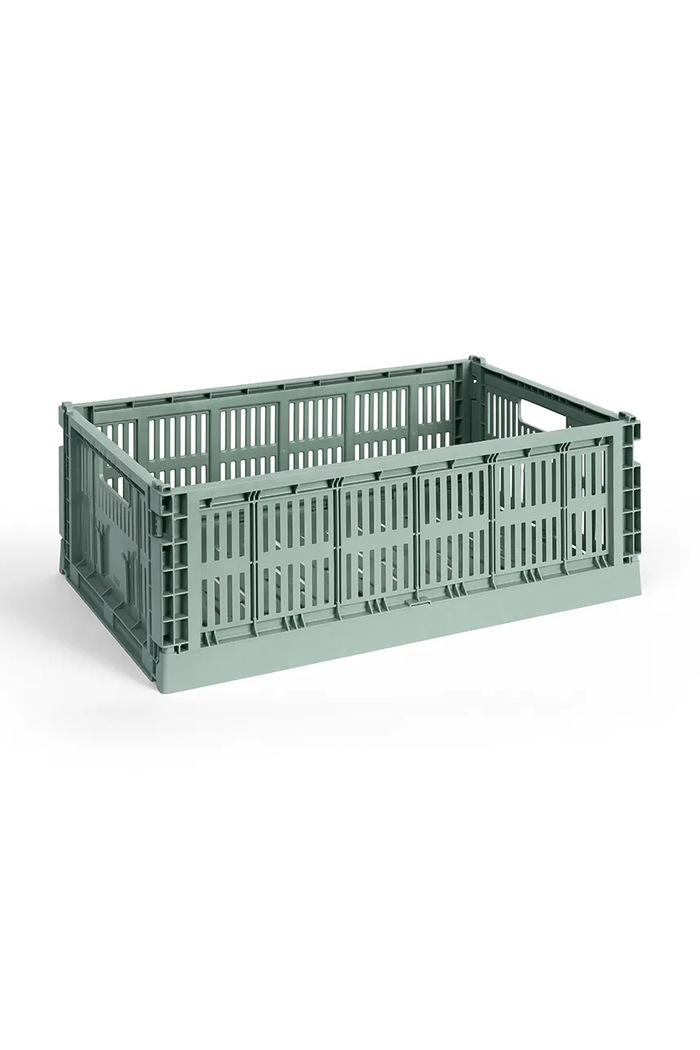 HAY skrzynka do przechowywania z tworzywa sztucznego Crate L zielony AB634.A603.AG28