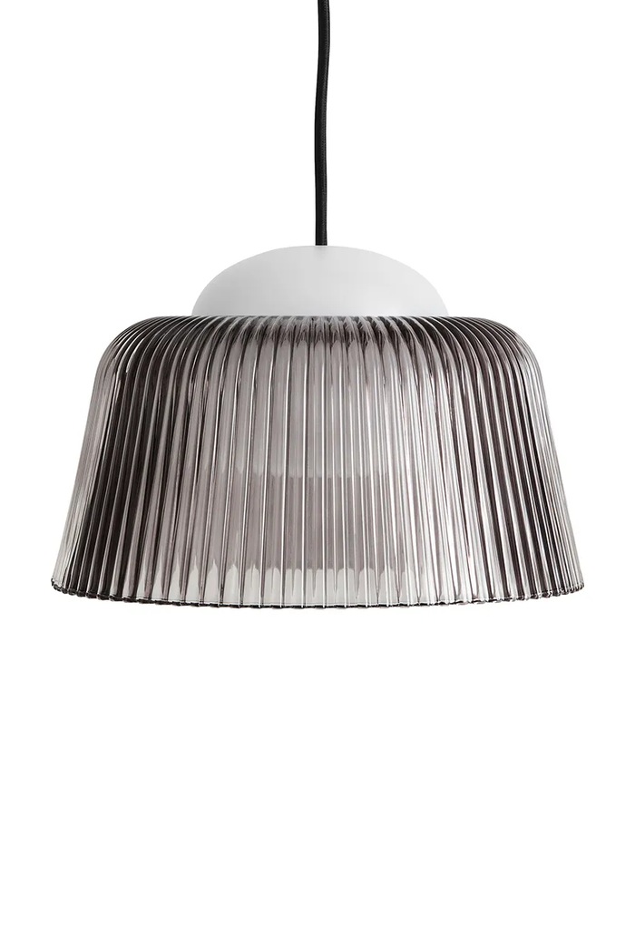 HAY lampa wisząca ze szkła 12,3 x 24,5 cm czarny AE059.C591.AN10