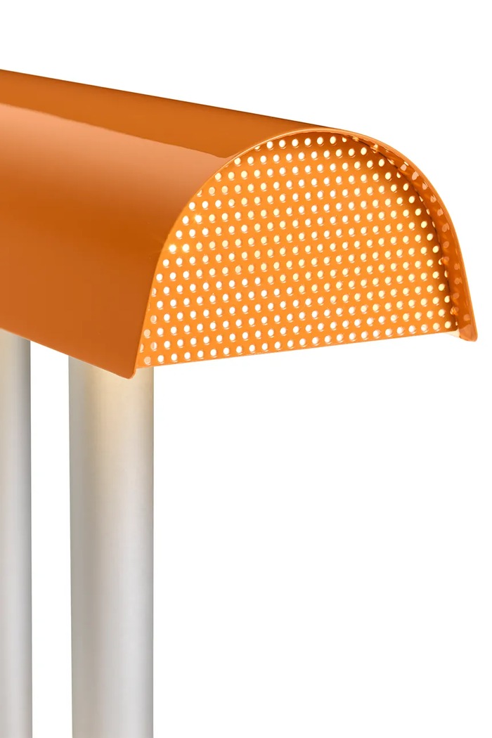 HAY lampa stołowa ze stali 32,5 x 36,5 x 14 cm pomarańczowy AB691.B527