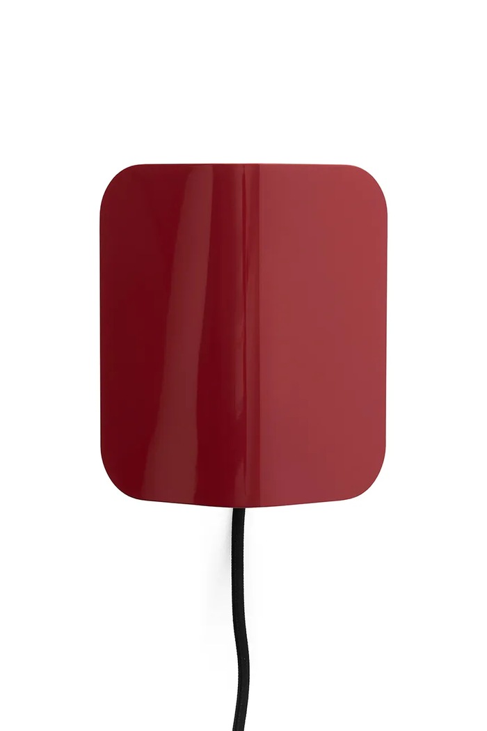 HAY lampa ścienna ze stali malowanej proszkowo 16 x 13,8 x 9,5 cm czerwony AE384.A639