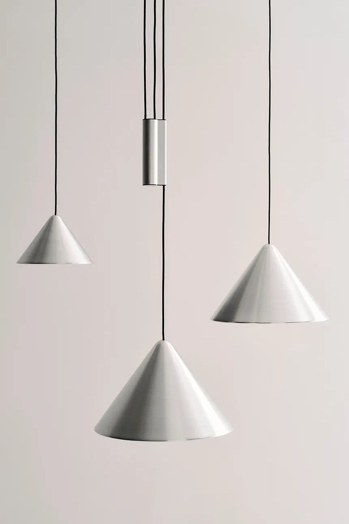 Lampa wisząca z aluminium 16 x 26 cm HAY AE386.D409.AN52 szary