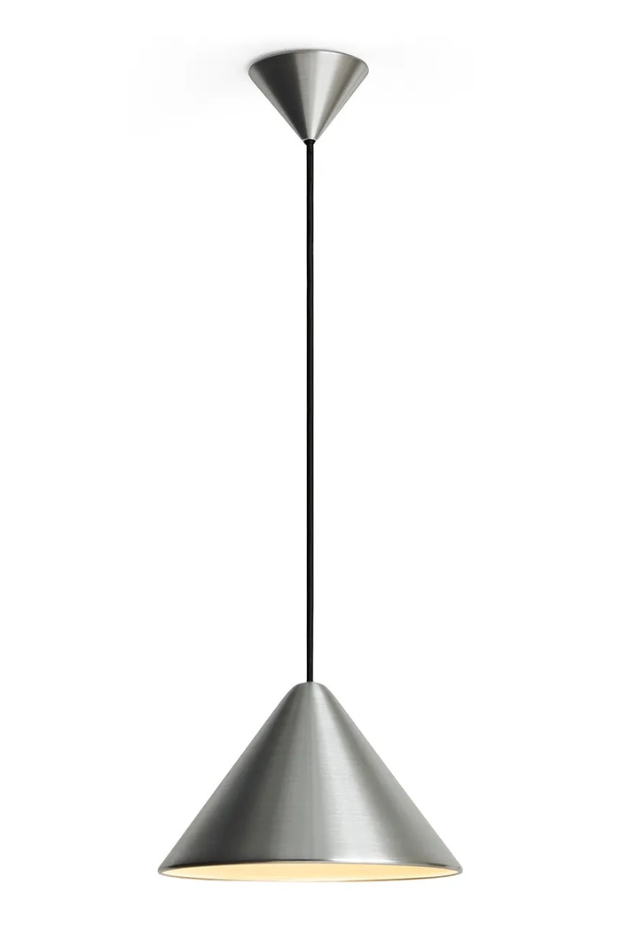 HAY Lampa wisząca z aluminium 16 x 26 cm AE386.D409.AN52 szary AW26