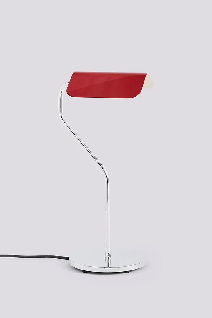 HAY lampa stołowa ze stali 38 x 19 x 16 cm czerwony AD343.A639