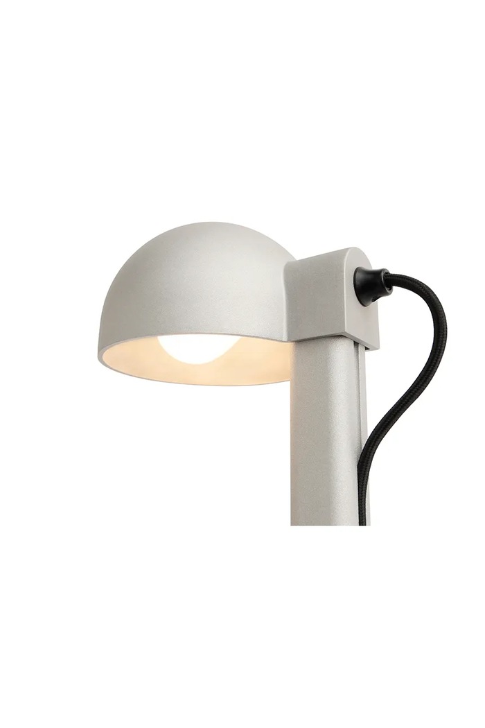 Salon i sypialnia HAY lampa stołowa z aluminium 28 x 14 x 17 cm AE926.D360 szary