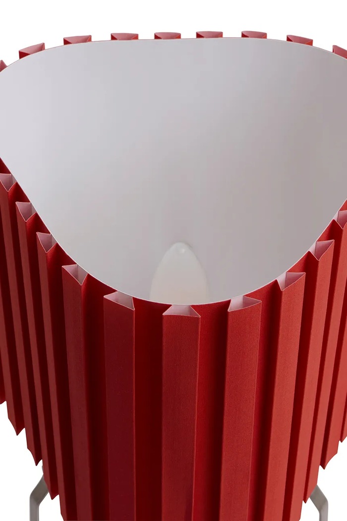 HAY lampa stołowa z materiału tekstylnego 37 x 24 cm AF810.F647.AV45 czerwony AW26