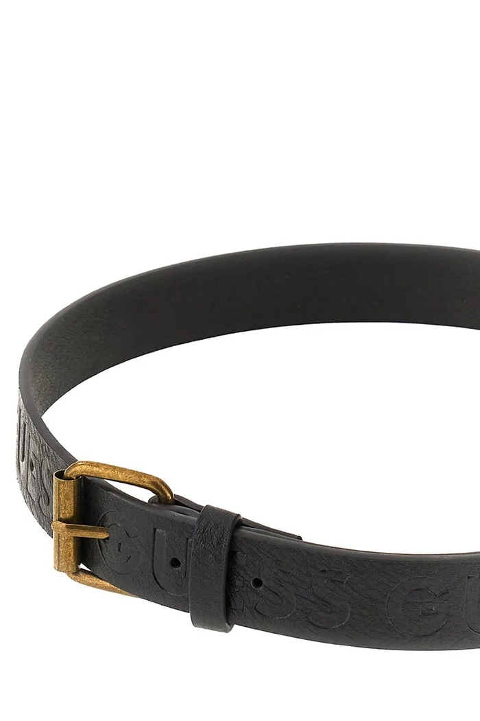 Guess Pasek dziecięcy z imitacji skóry L6BZ05.W4130.9BY2 czarny AW26