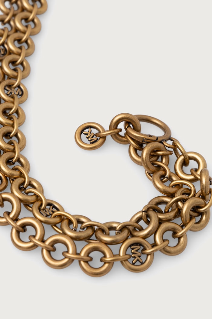 MICHAEL Michael Kors Pasek damski 29MKWB585816 złoty AW26