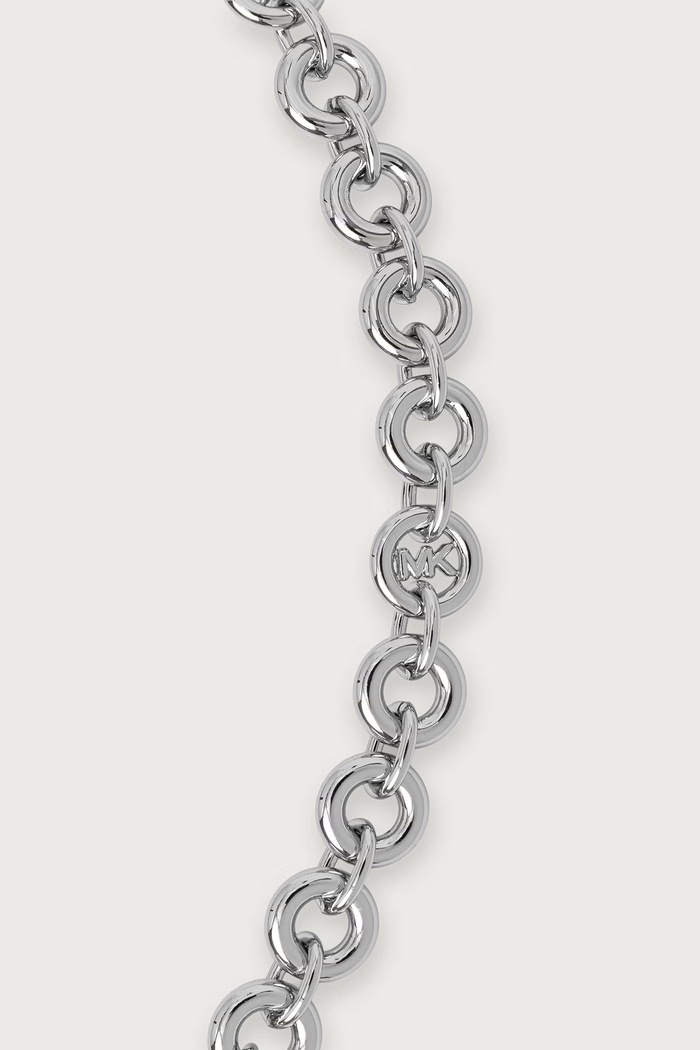 MICHAEL Michael Kors Pasek damski 29MKWB585816 srebrny AW26
