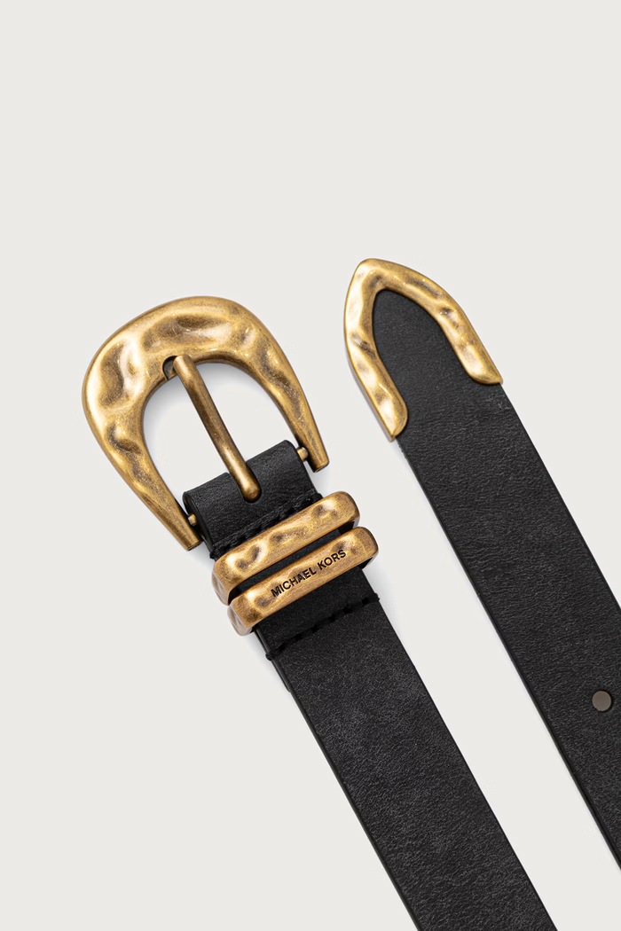 MICHAEL Michael Kors Pasek damski skórzany 29MKWB576489 czarny AW26