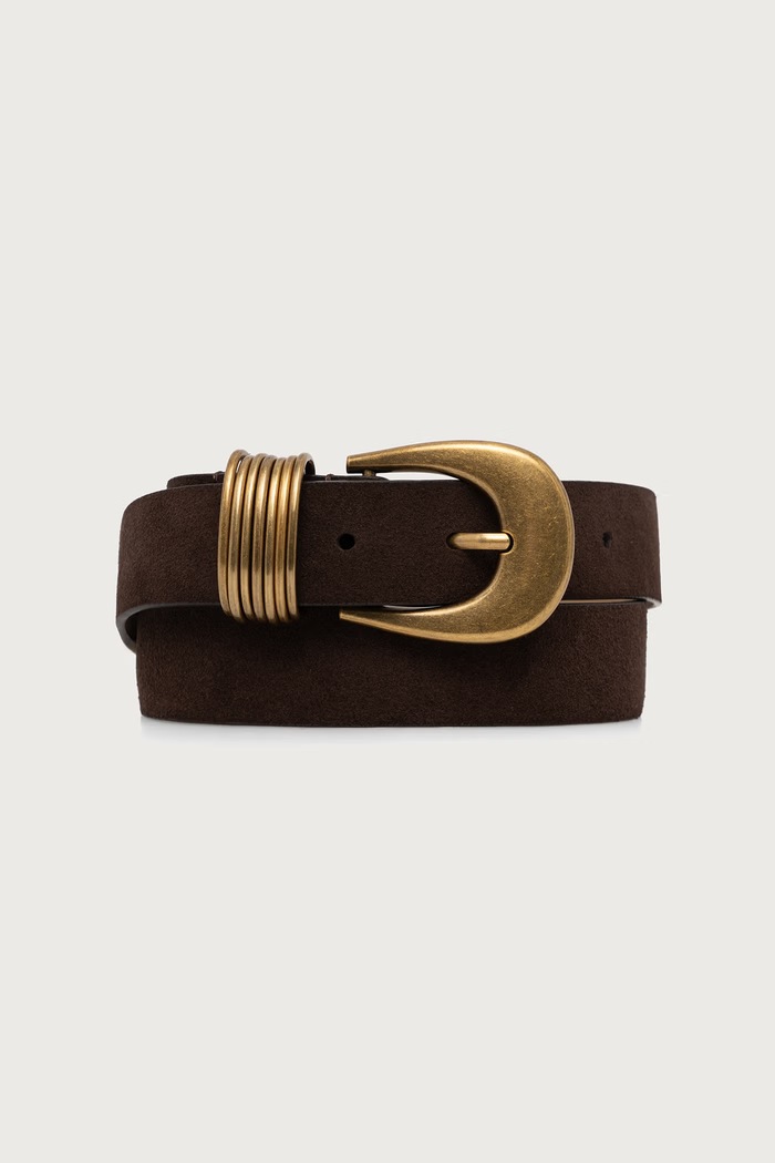 MICHAEL Michael Kors Pasek damski brązowy 29MKWB576469