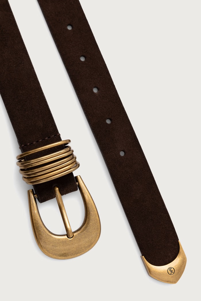 MICHAEL Michael Kors Pasek damski 29MKWB576469 brązowy AW26