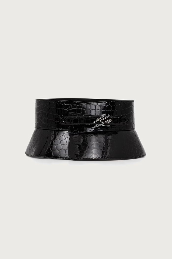 Karl Lagerfeld Cintura da donna nero B4W33021