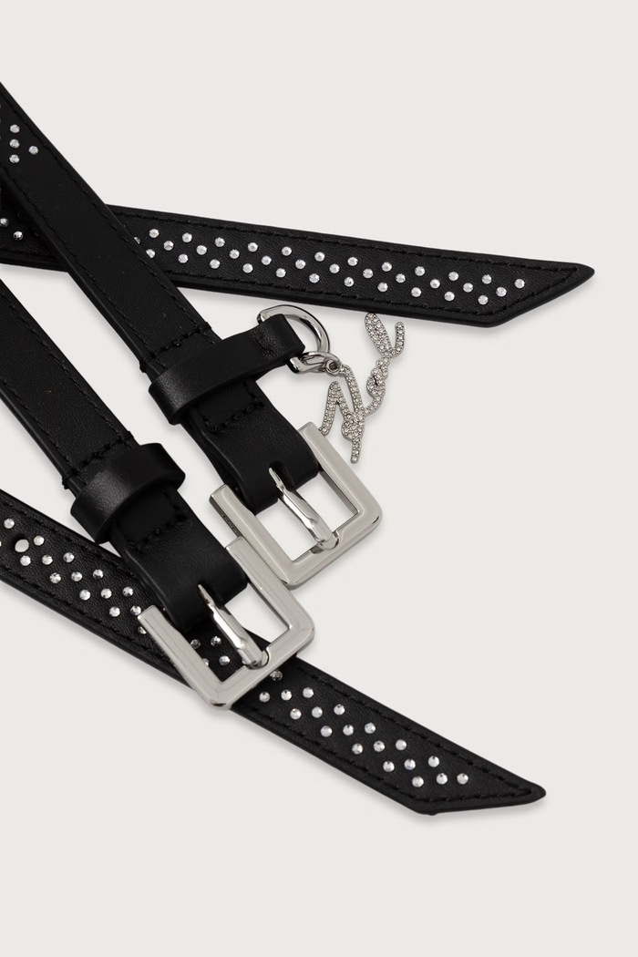 Karl Lagerfeld Remen za žene B4W33024 crna AW26