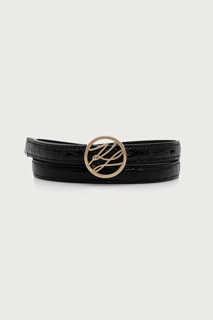 Karl Lagerfeld Remen za žene B4W33104 crna AW26