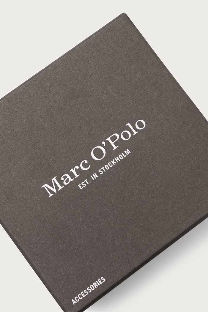 Marc O'Polo Pasek damski skórzany 5000014503 czarny AW26