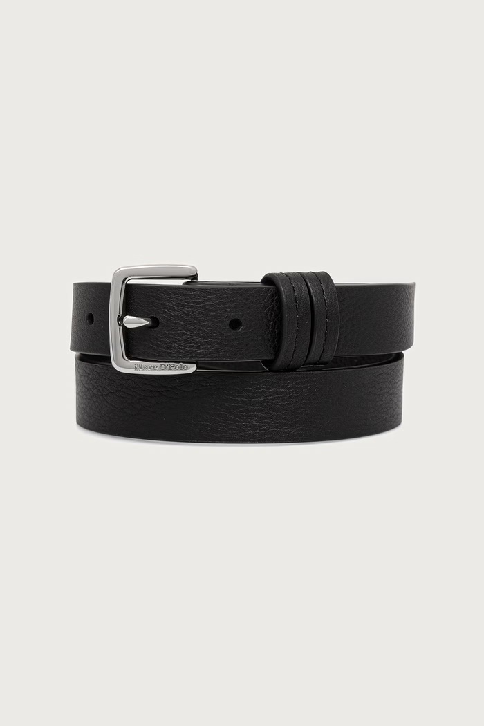 Marc O'Polo Pasek damski skórzany czarny 5000013693