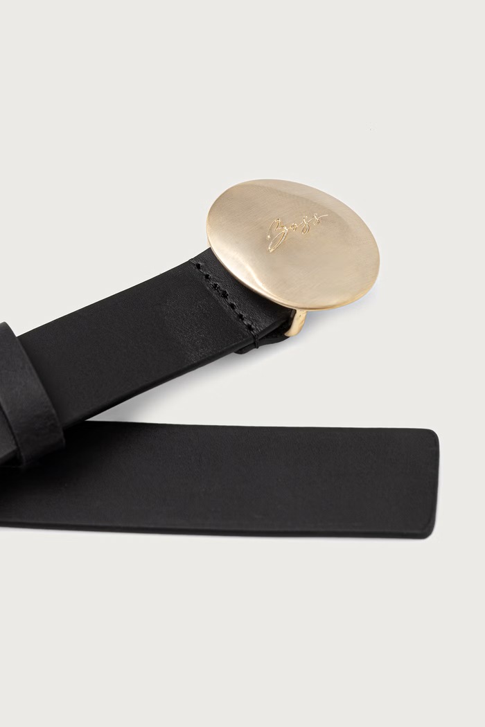 BOSS remen za žene kožni Naren-G_Sz30 50572851 crna AW26