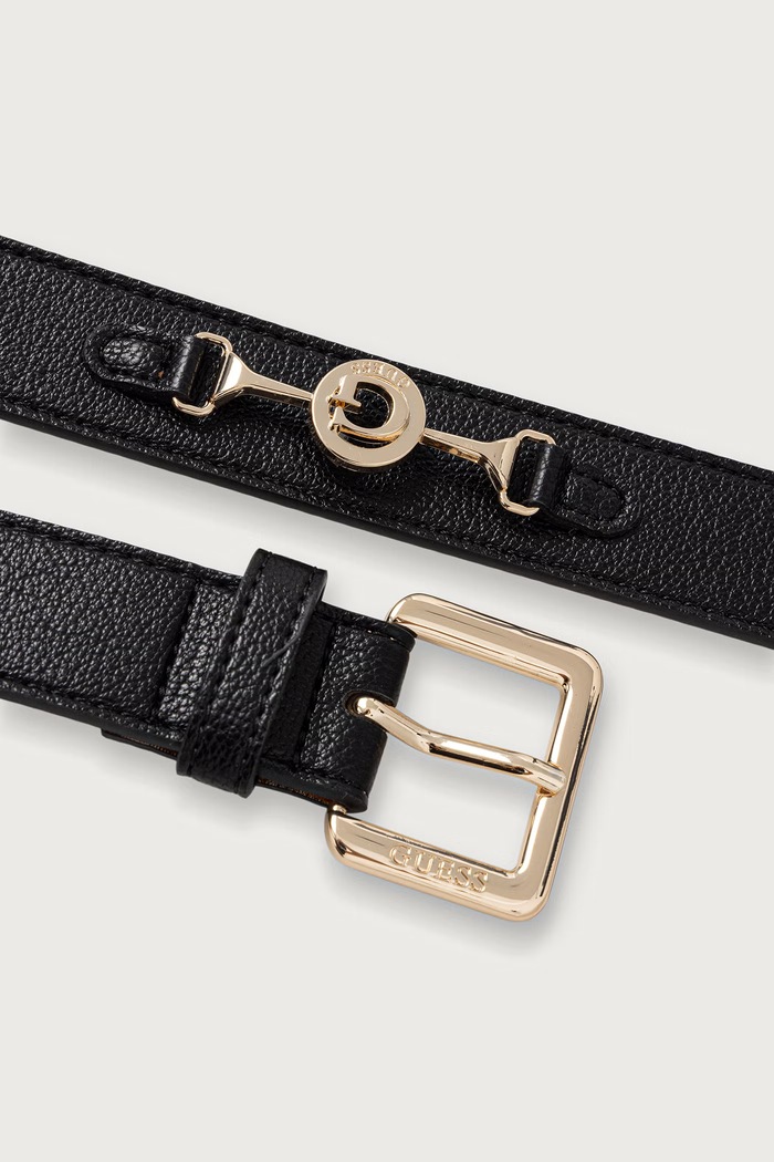 Guess Pásek dámský z imitace kůže FRANCES BW9488.P6430 černá AW26