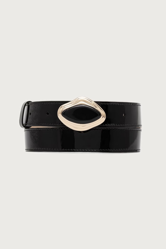 Guess Cintura da donna in pelle x LEONIE HANNE nero BW9514.P6430